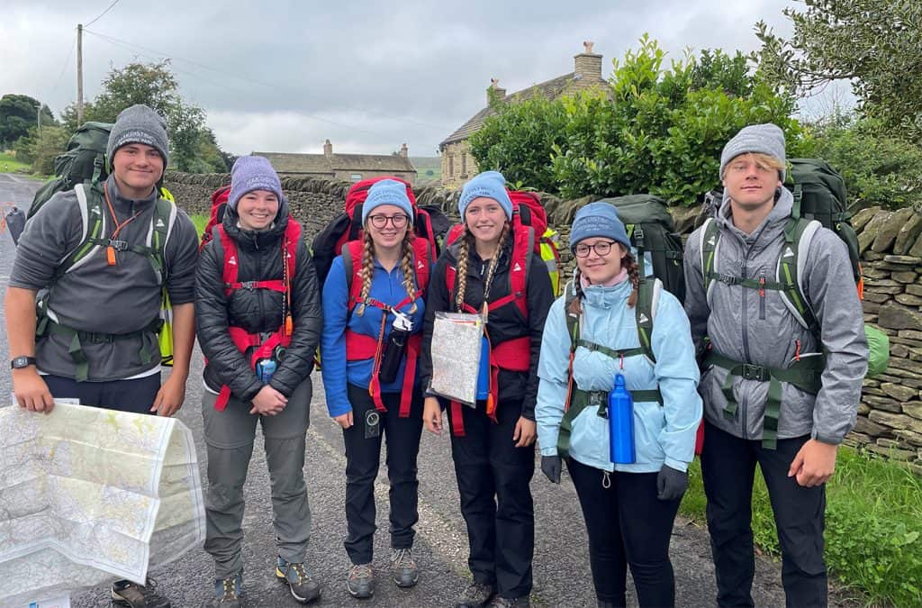 Our Services: Children and Young People - Group photo from DofE event