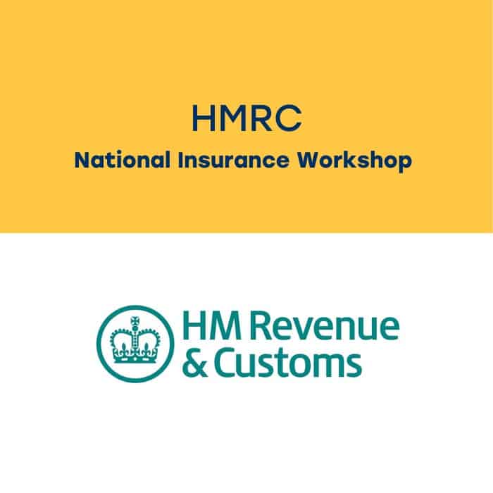 HRMC National Insurance workshop image