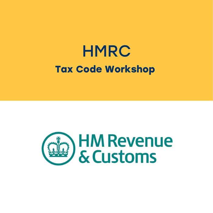 HMRC Tax Code workshop image