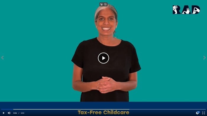 How does tax free childcare work